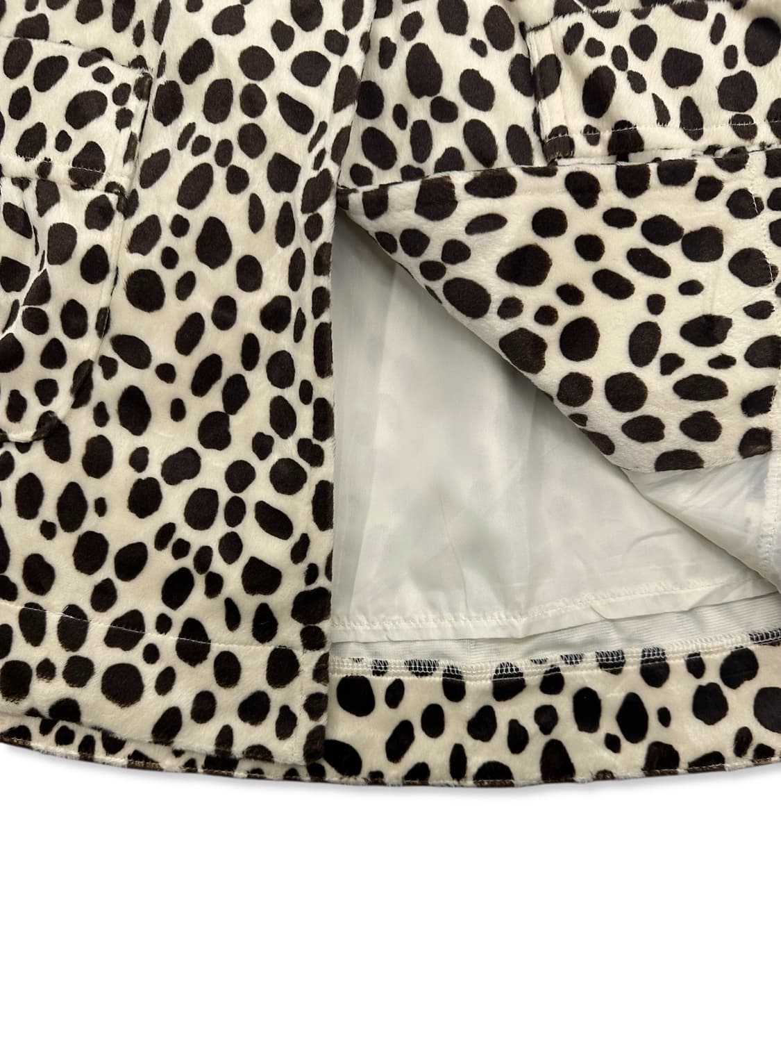 Leopard Velvet Balloon Sleeve Duffle Coa 상품이미지7