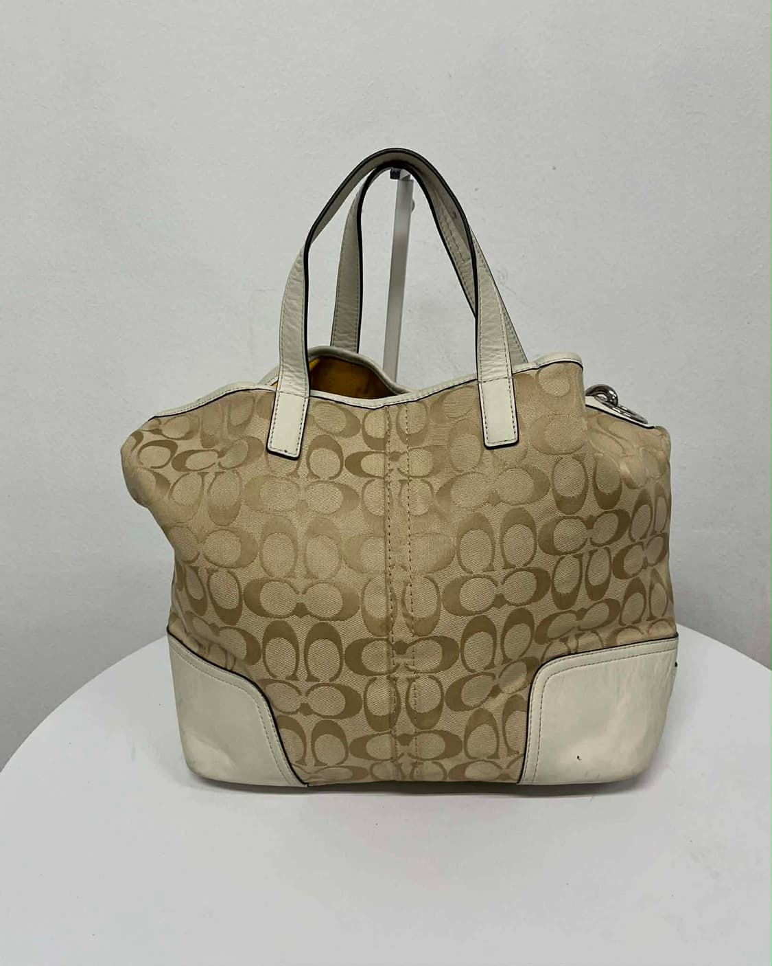 코치 시그니처 캔버스 투웨이 쇼퍼 숄더백 토트백 상품이미지4