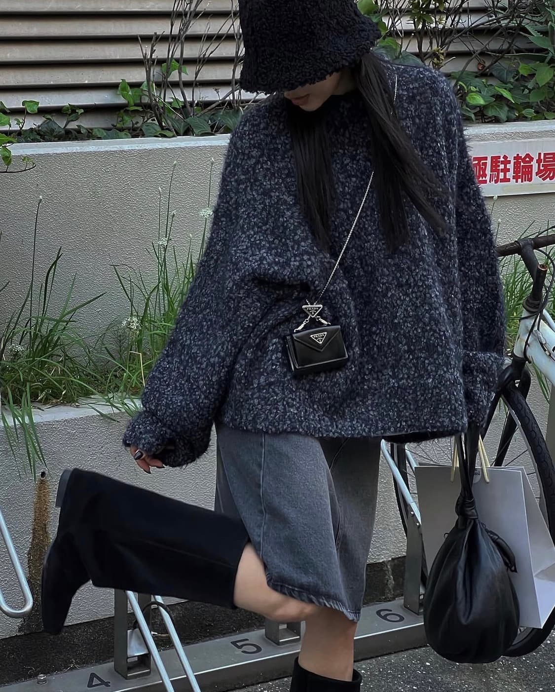 트리밍버드 Poodle Alpaca Knit [ Night Fog ] 상품이미지3