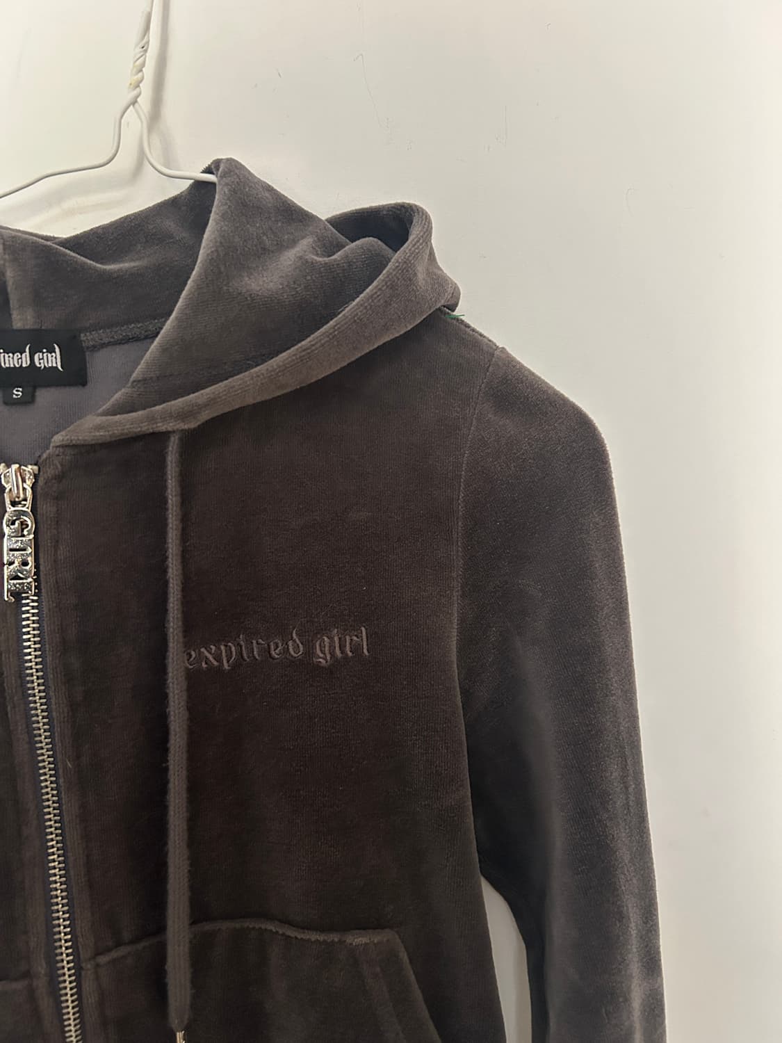 벨벳 후드집업  상품이미지5