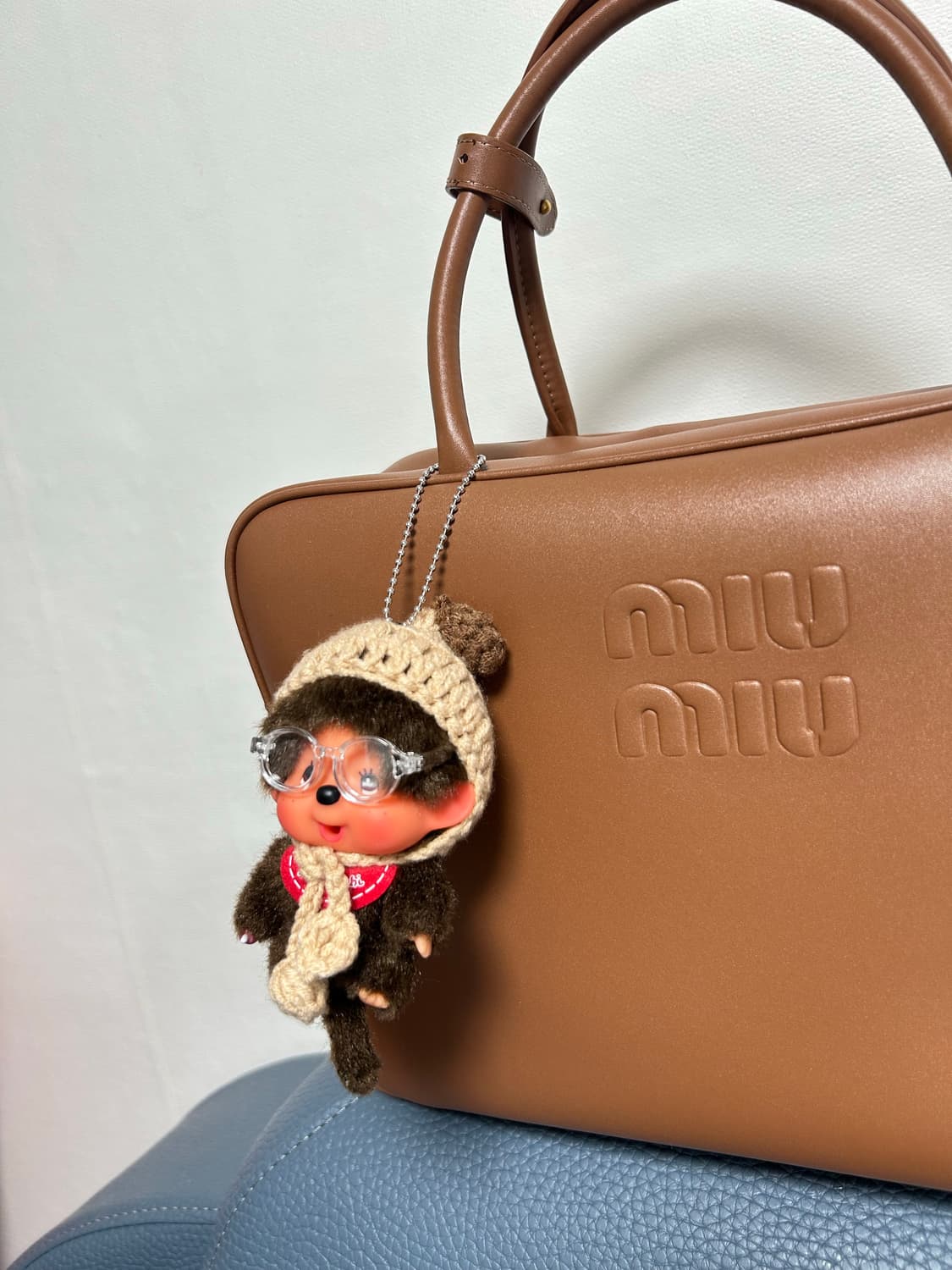 (10)정품몬치치🤎❄️ 겨울 감성 빅헤드 남아커스텀키링 상품이미지8