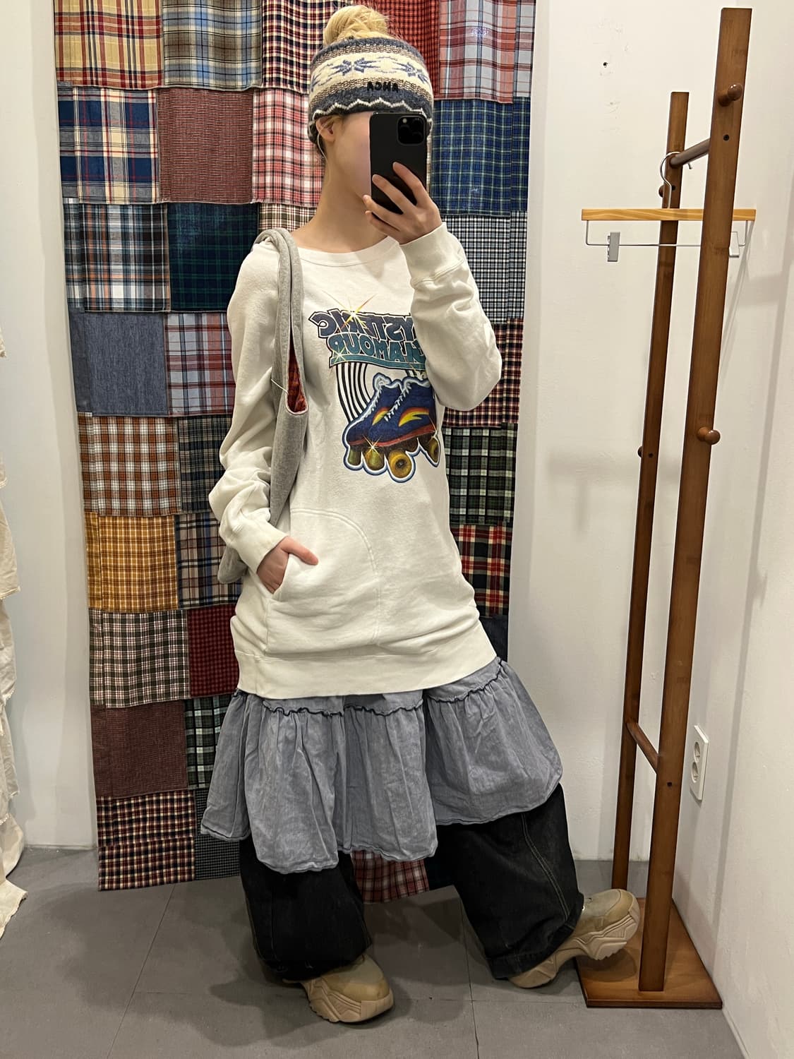 히스테릭글래머 롤러스케이트 롱 맨투맨 상품이미지6