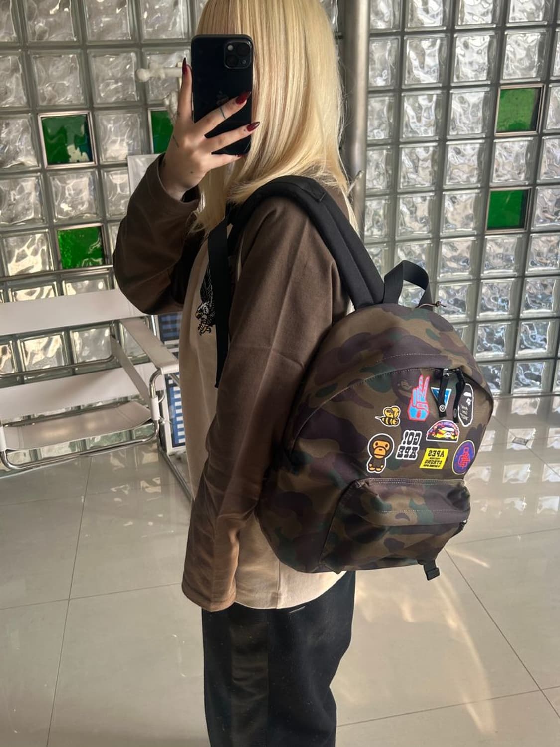 CAMO PATCH DAYPACK 위장 패치 데이팩 상품이미지1