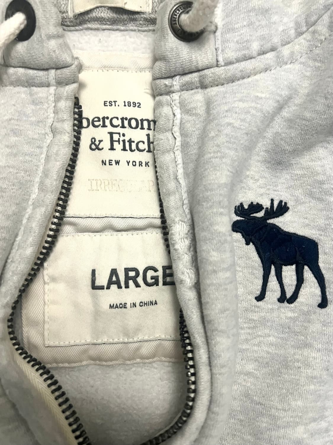 아베크롬비 후드집업 L 상품이미지3