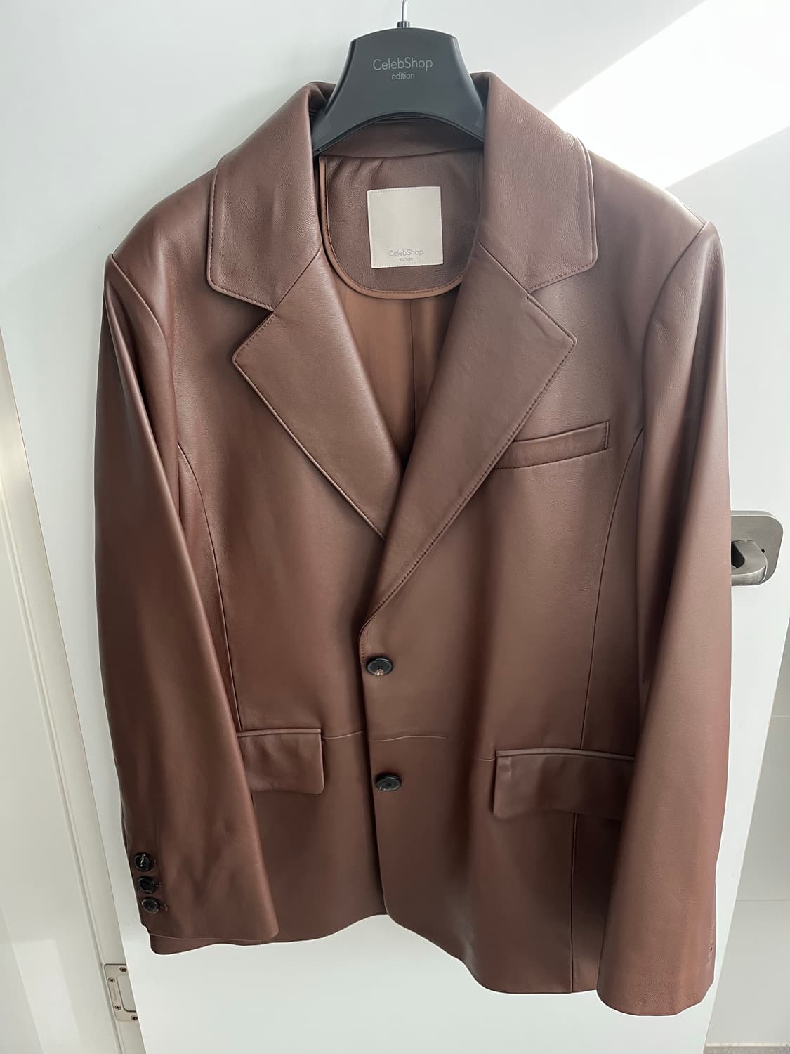 셀렙샵 에디션 영국 램스킨 자켓 브라운 상품이미지3