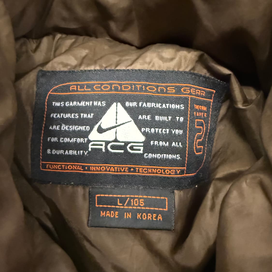 [정품/L,105] 나이키 acg 올드스쿨 베스트 상품이미지6