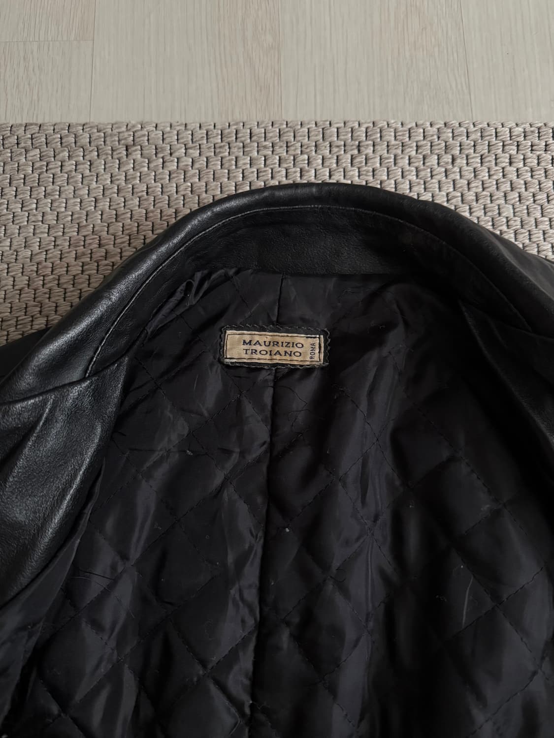 빈티지 레더 카코트 상품이미지4