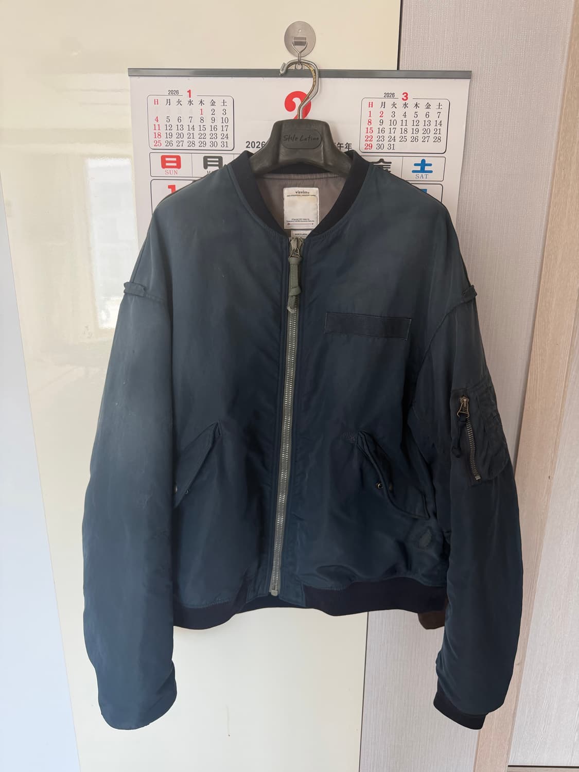 23aw 비즈빔 토르손 크래쉬 네이비 5 상품이미지1