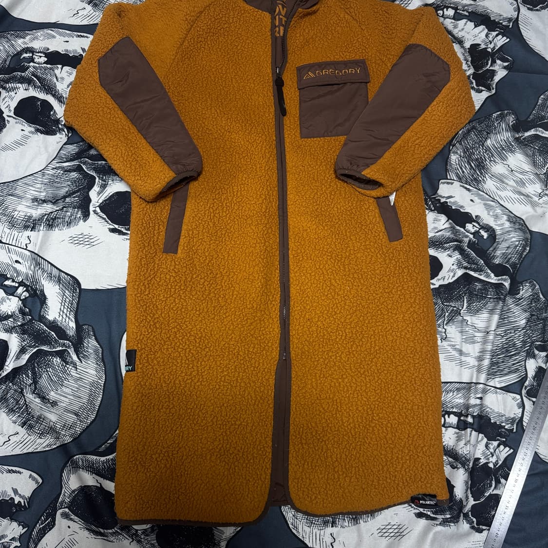 그레고리 뽀글이 양면 롱점퍼 XS사이즈 실착 남성 M 상품이미지4