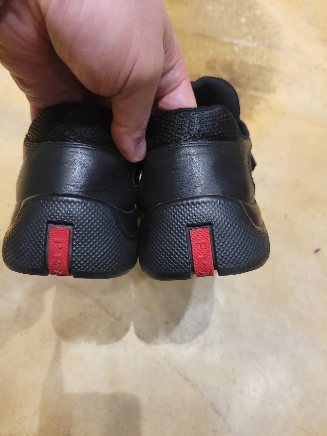 프라다 스포츠 아메리카 컵 스니커즈 운동화 신발 리네아 로사 루나 로사 상품이미지3