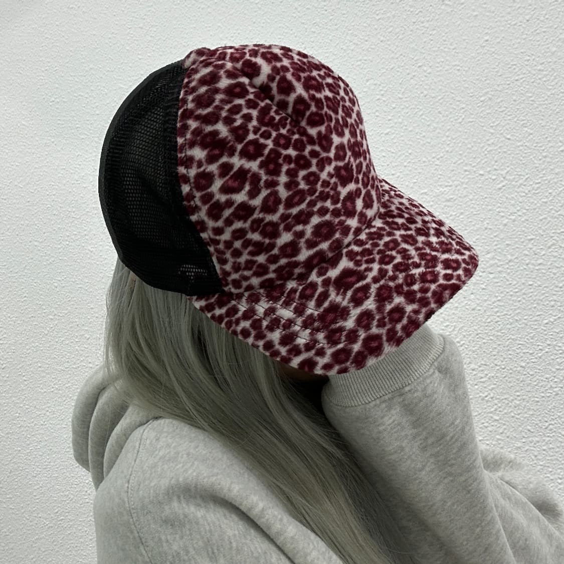 재팬 레오파드 핑크 볼캡 상품이미지2