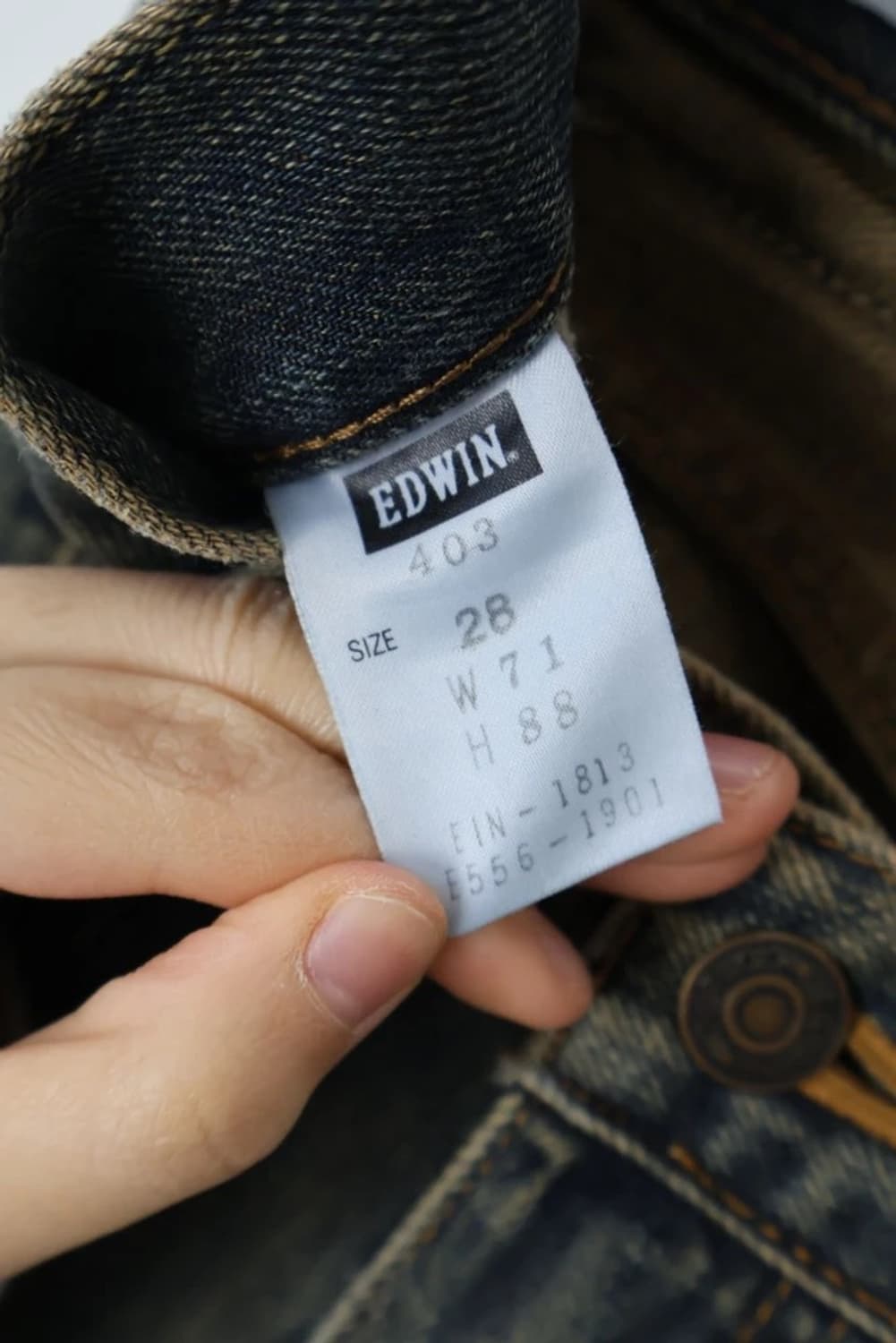 Edwin 403 Made in Japan Denim 상품이미지7