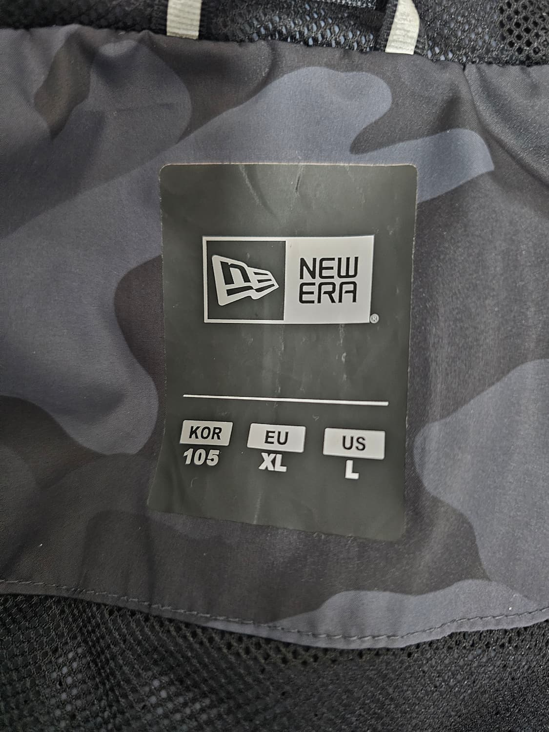 뉴에라 카모 바람막이 후드 자켓 XL 상품이미지3