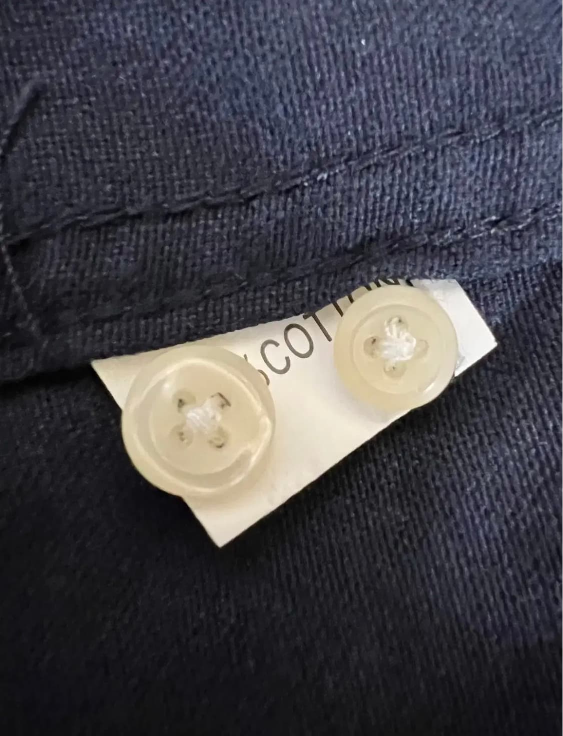 싸이코바니 남성 네이비 코튼셔츠 상품이미지6