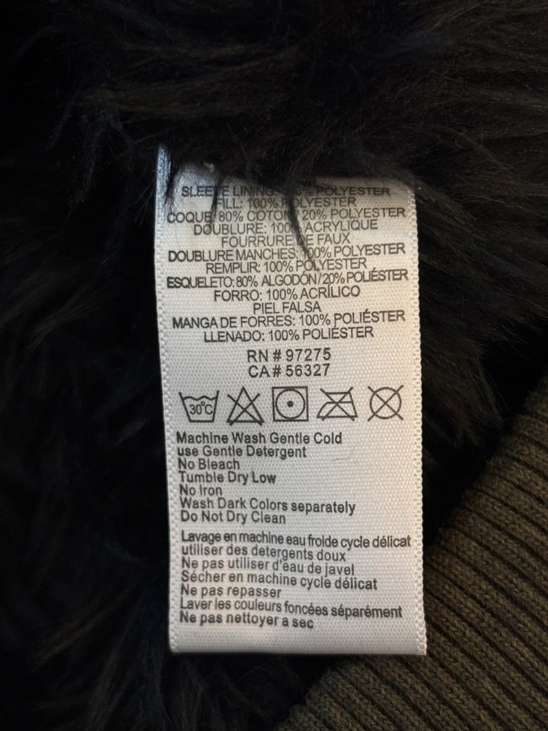 Vintage Sasquatch Fur Hood Zipup 상품이미지7