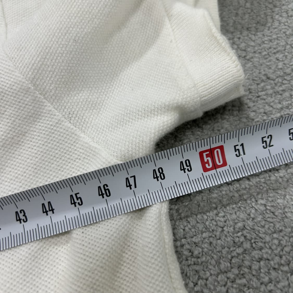 아베크롬비 화이트 반팔 폴로티 L 상품이미지5