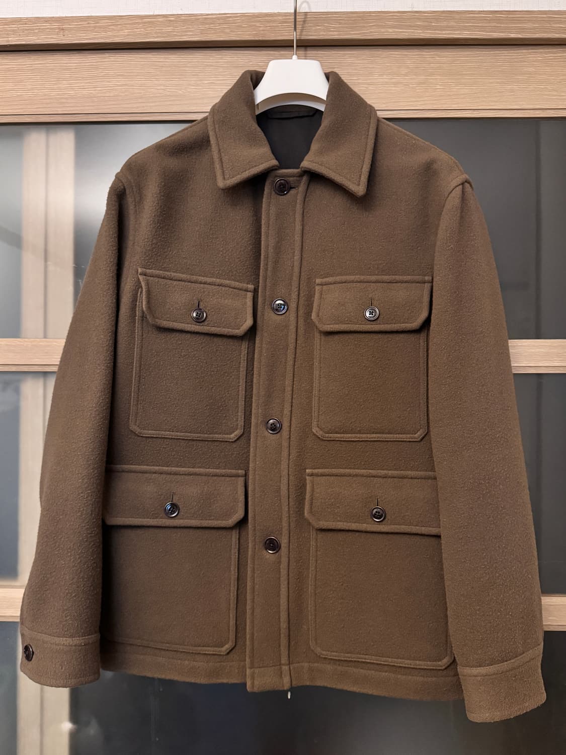 르메르 헌팅자켓 23fw 48size 다크스쿼럴 상품이미지3