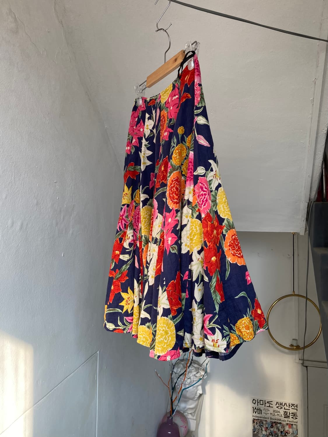 A라인 플레어 플라워 스커트 상품이미지9