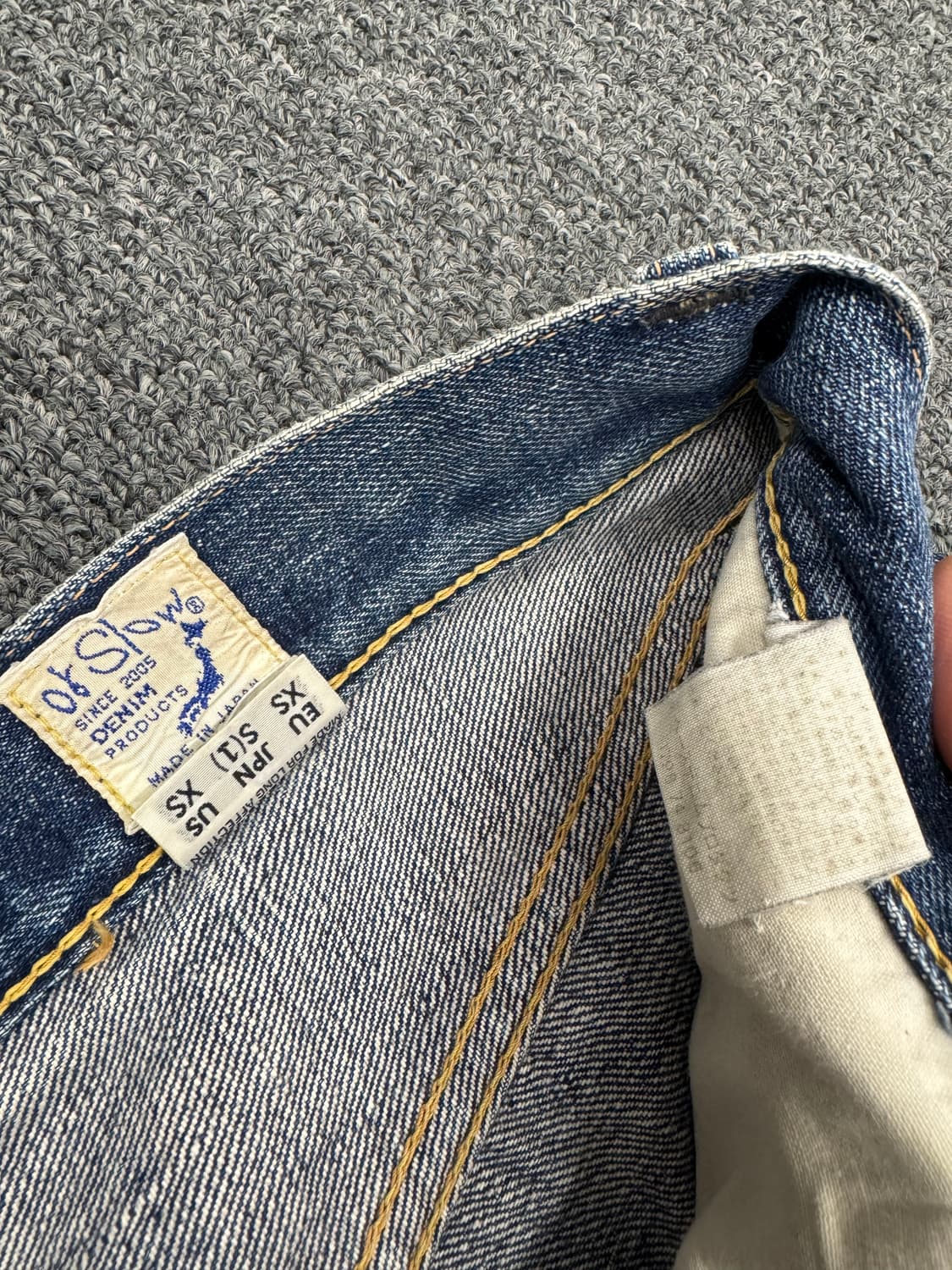 1)오어슬로우 빈티지 워싱 105 데님팬츠 상품이미지6