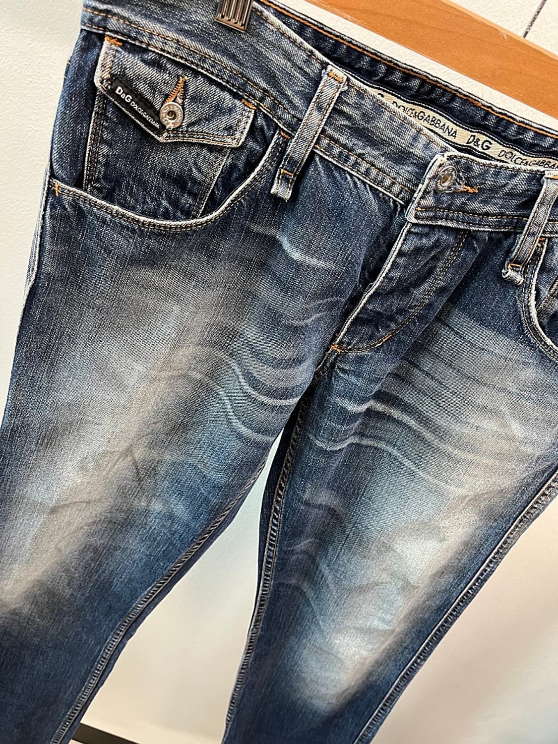 32) 돌체앤가바나 Y2K 가죽패치진  상품이미지2