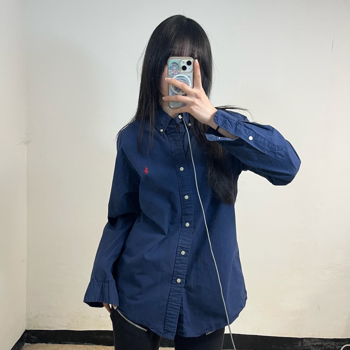 Polo Ralph Lauren navy shirt 상품이미지1