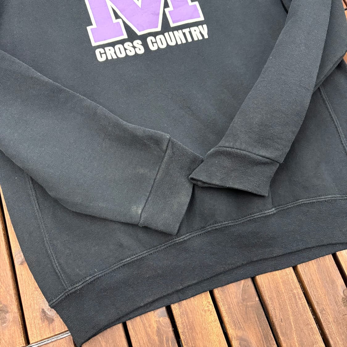 (M) 러셀 프린팅 오버핏 기모 맨투맨 상품이미지4