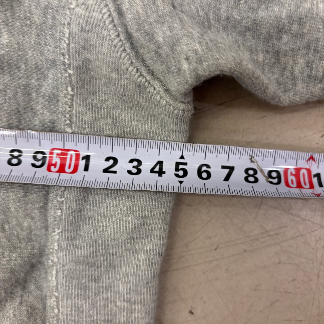 챔피온 리버스위브 그레이 스몰로고 맨투맨 상품이미지5