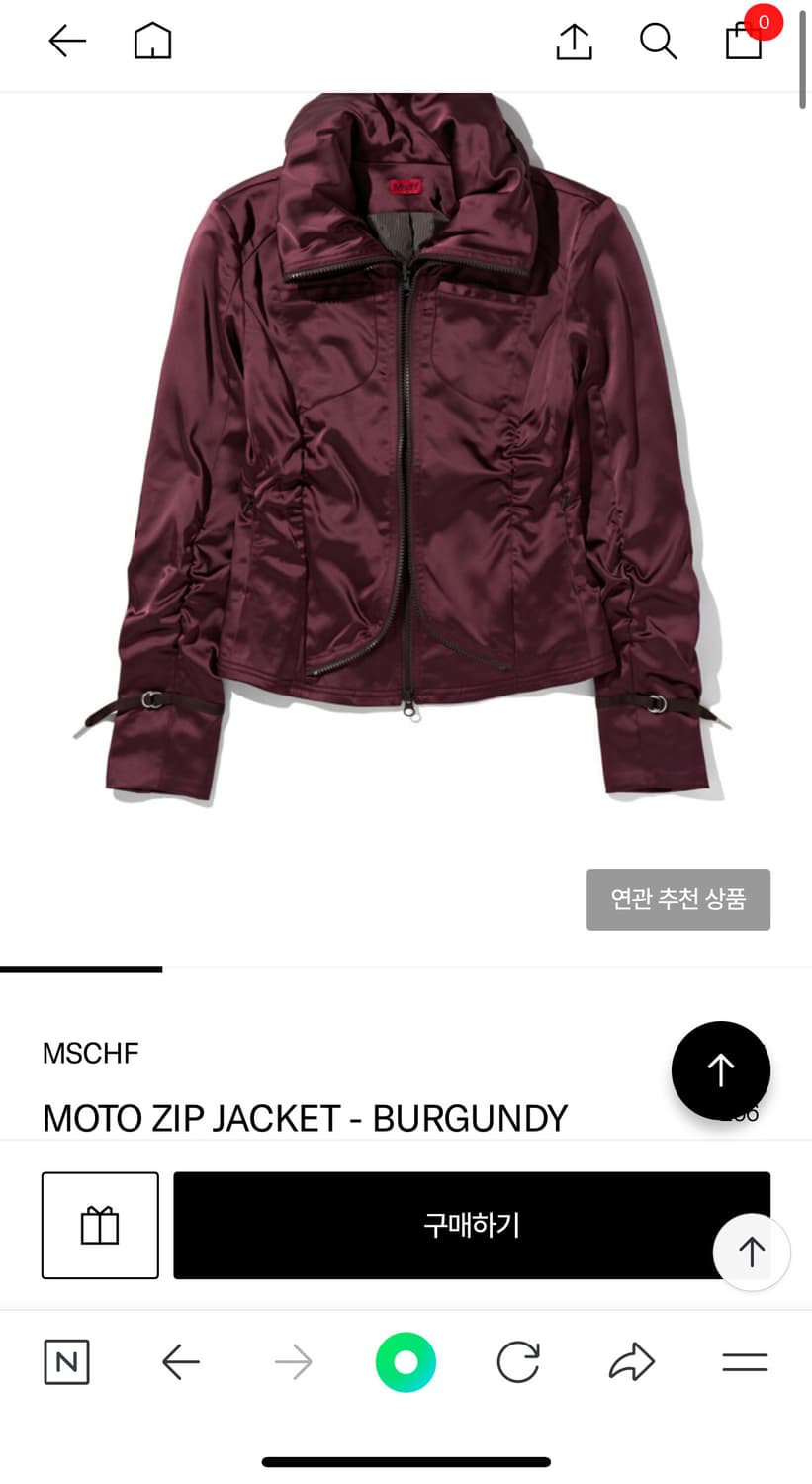 미스치프 MOTO ZIP JACKET 판매합니다 상품이미지1