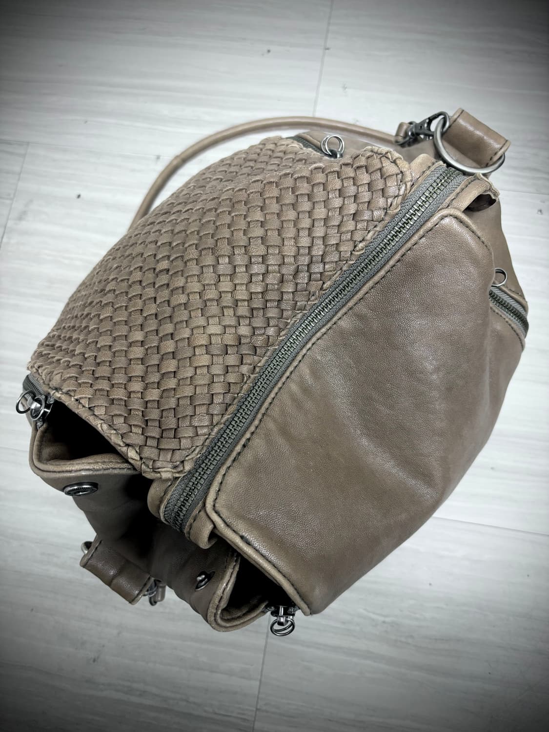 [Y2K Made in italy] Lamb Skin Zip Detail 상품이미지8