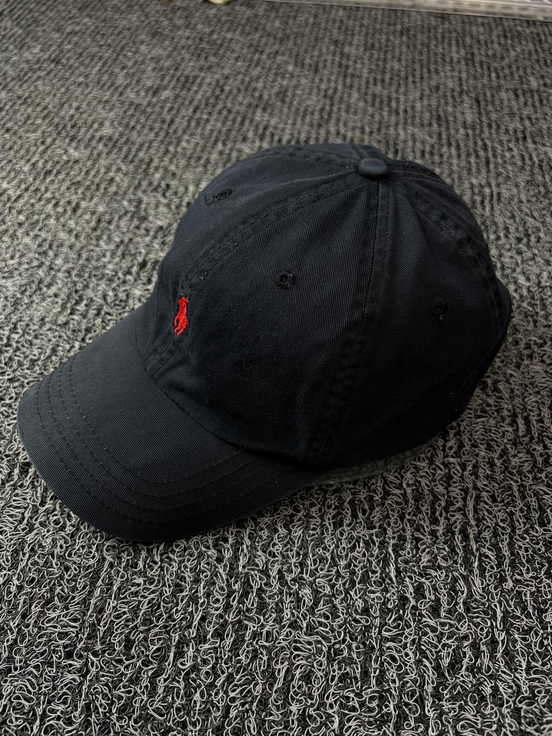 폴로 랄프로렌 포니 가죽 스트랩 볼캡 블랙 1491 상품이미지3