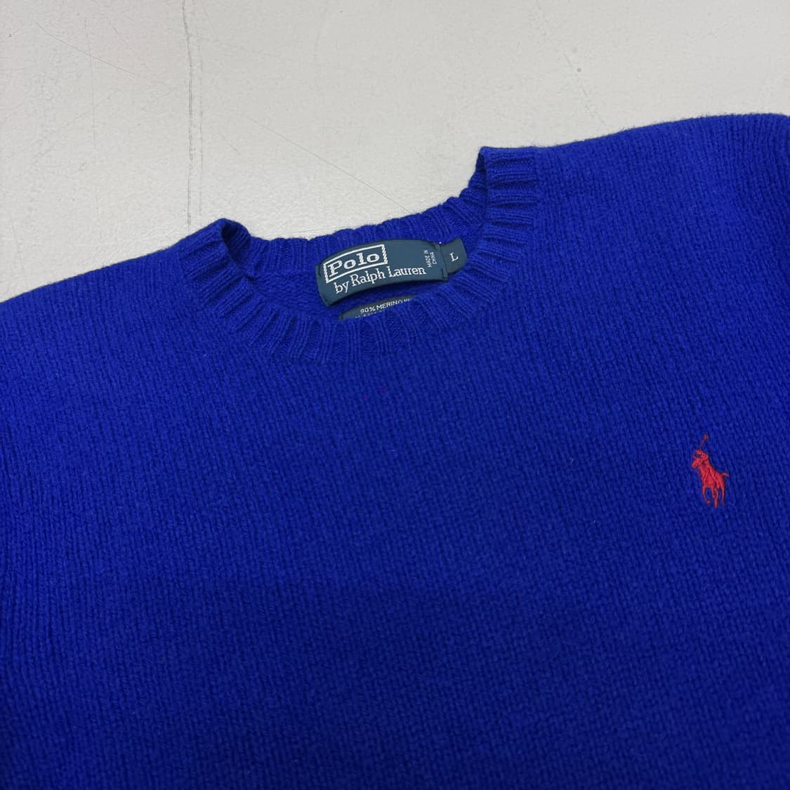 폴로 포니 니트 블루 상품이미지3
