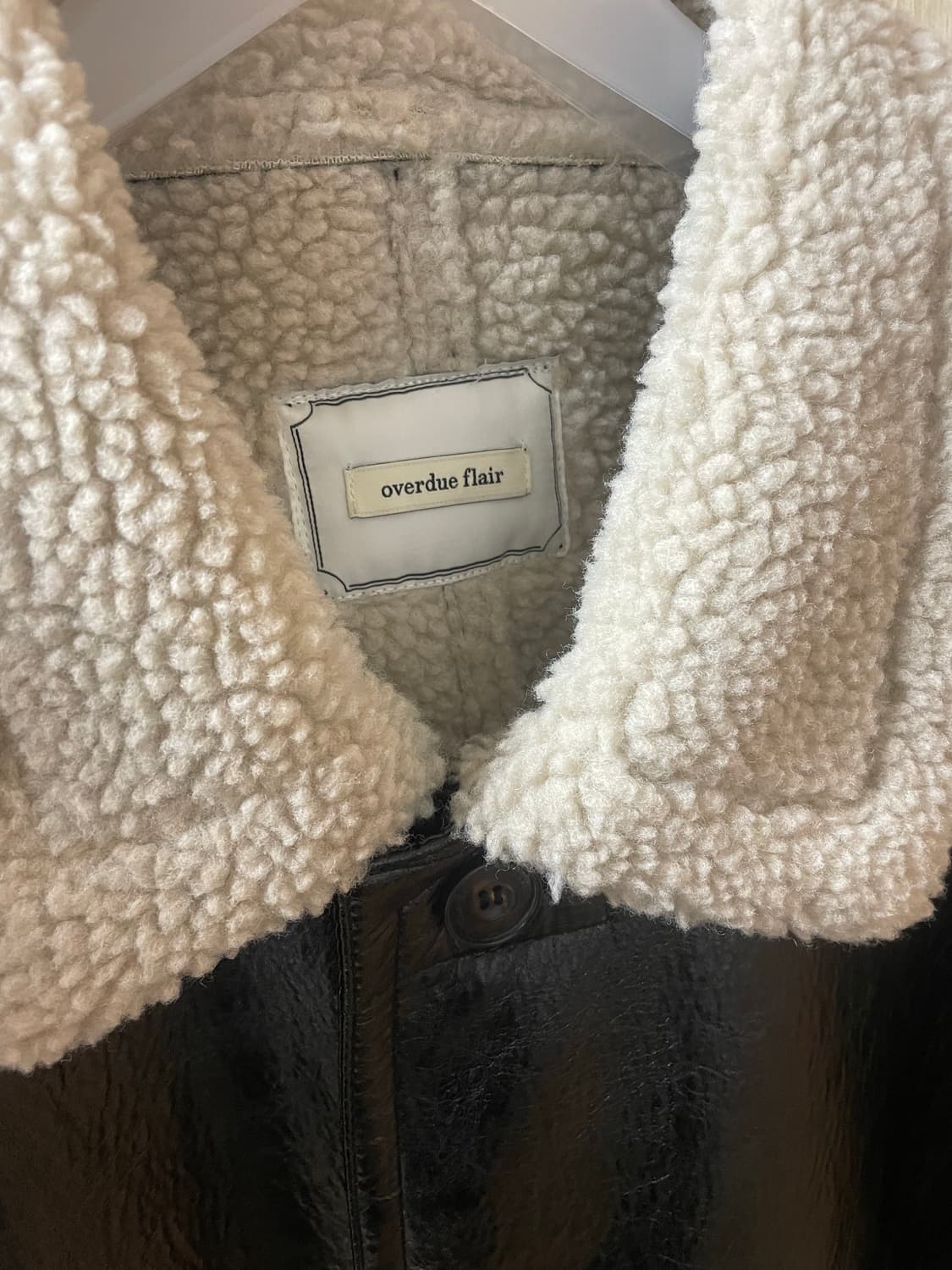 오버듀플레어 무스탕 상품이미지4