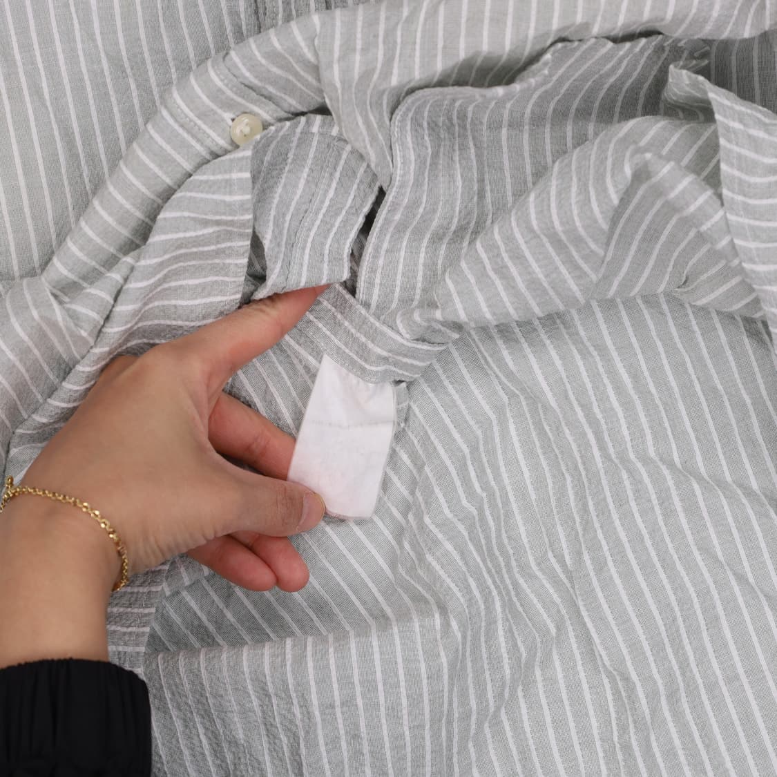 100 갤럭시 스트라이프 반팔 셔츠 0423H1 상품이미지6