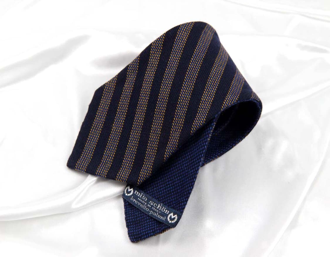 밀라숀 8.3cm A+등급 양면 울 니트 남자 명품 넥타이 상품이미지1