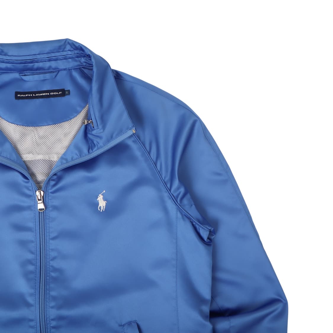 폴로 랄프로렌 골프 폴리 새틴 블루종 슬림핏 자켓 상품이미지3