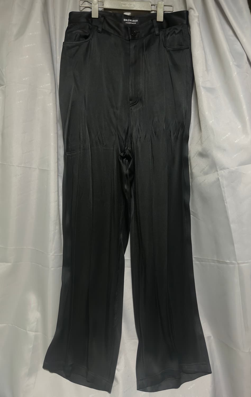 발렌시아가 이브닝 팬츠 블랙 상품이미지2