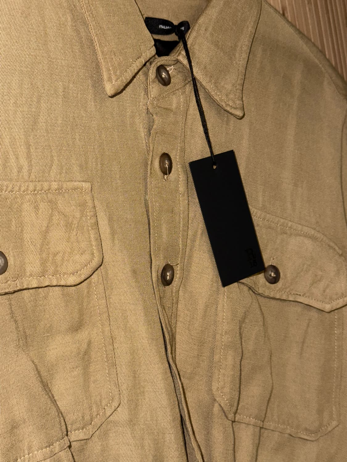 R13 크로스오버 유틸리티 버블 셔츠 카키 XS (새상품)  상품이미지6