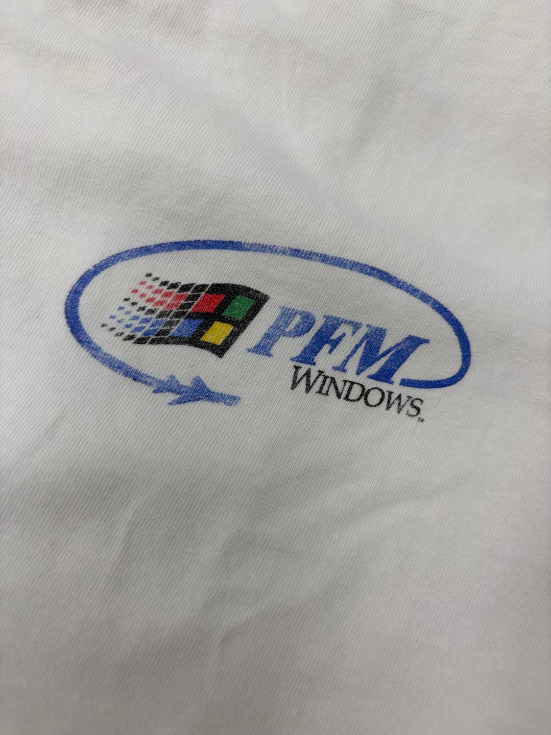 90s Microsoft PFM Tee (white) 상품이미지5