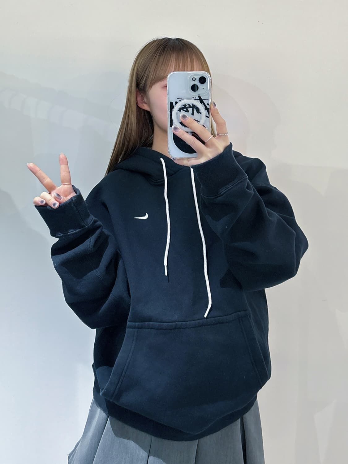 나이키 솔로스우시 블랙 스웻 후드 상품이미지2