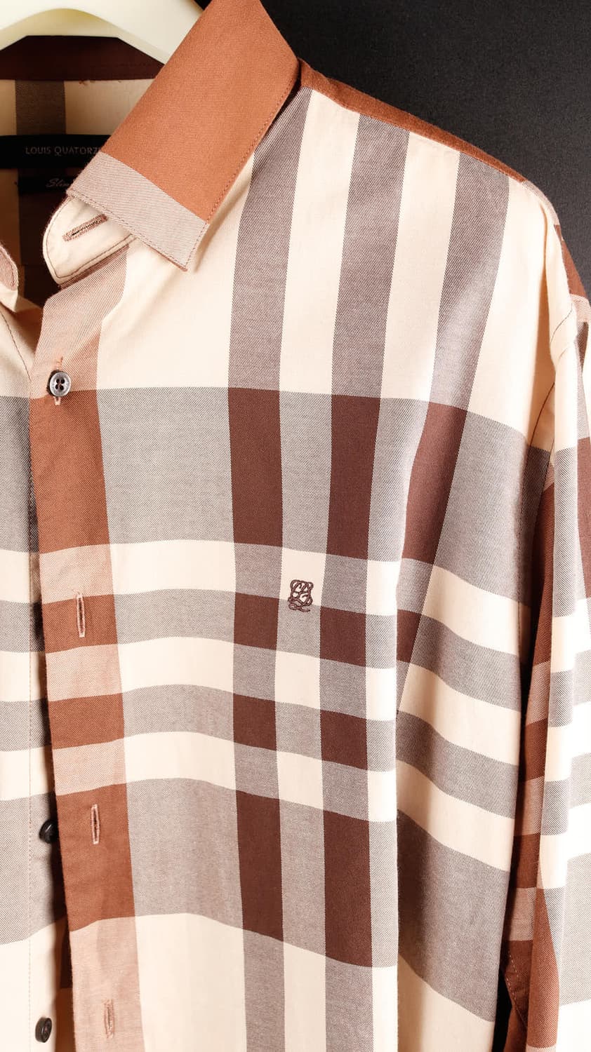 루이가또즈 코튼 체크남방  상품이미지3