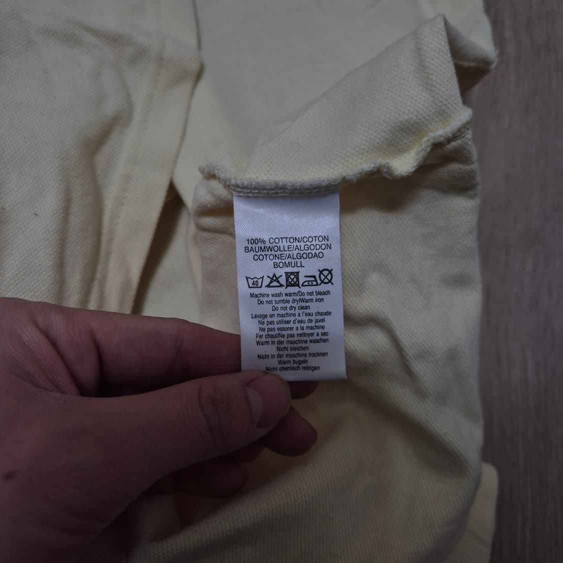 버버리 올드스쿨 피케 반팔 카라티 M(95) 상품이미지8