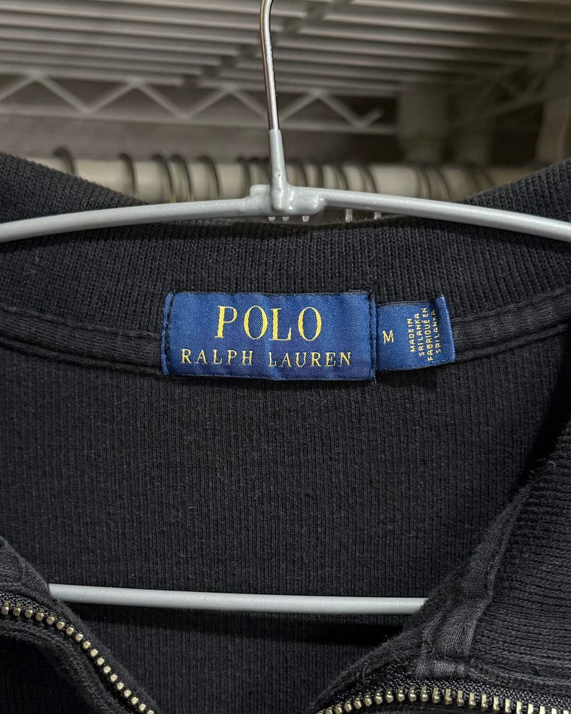 폴로 랄프로렌 블랙 반집업 니트 상품이미지5