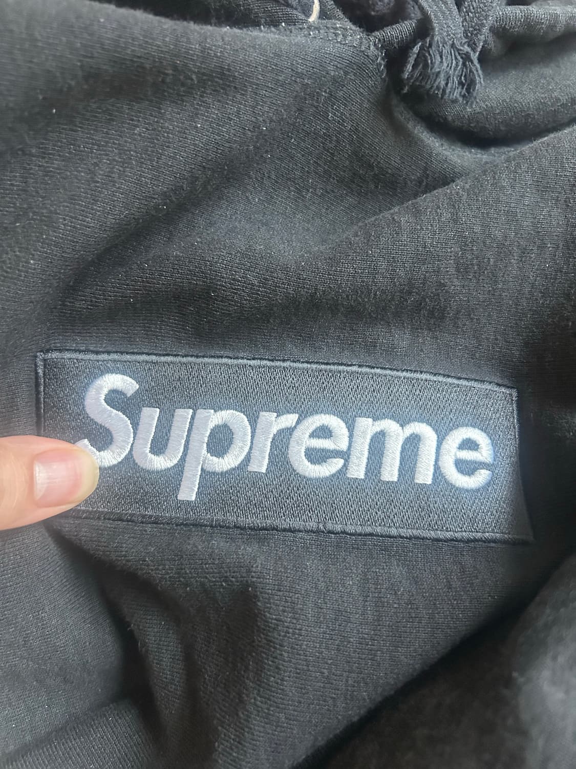 슈프림 23fw 박스로고 후드 블랙 m 상품이미지3