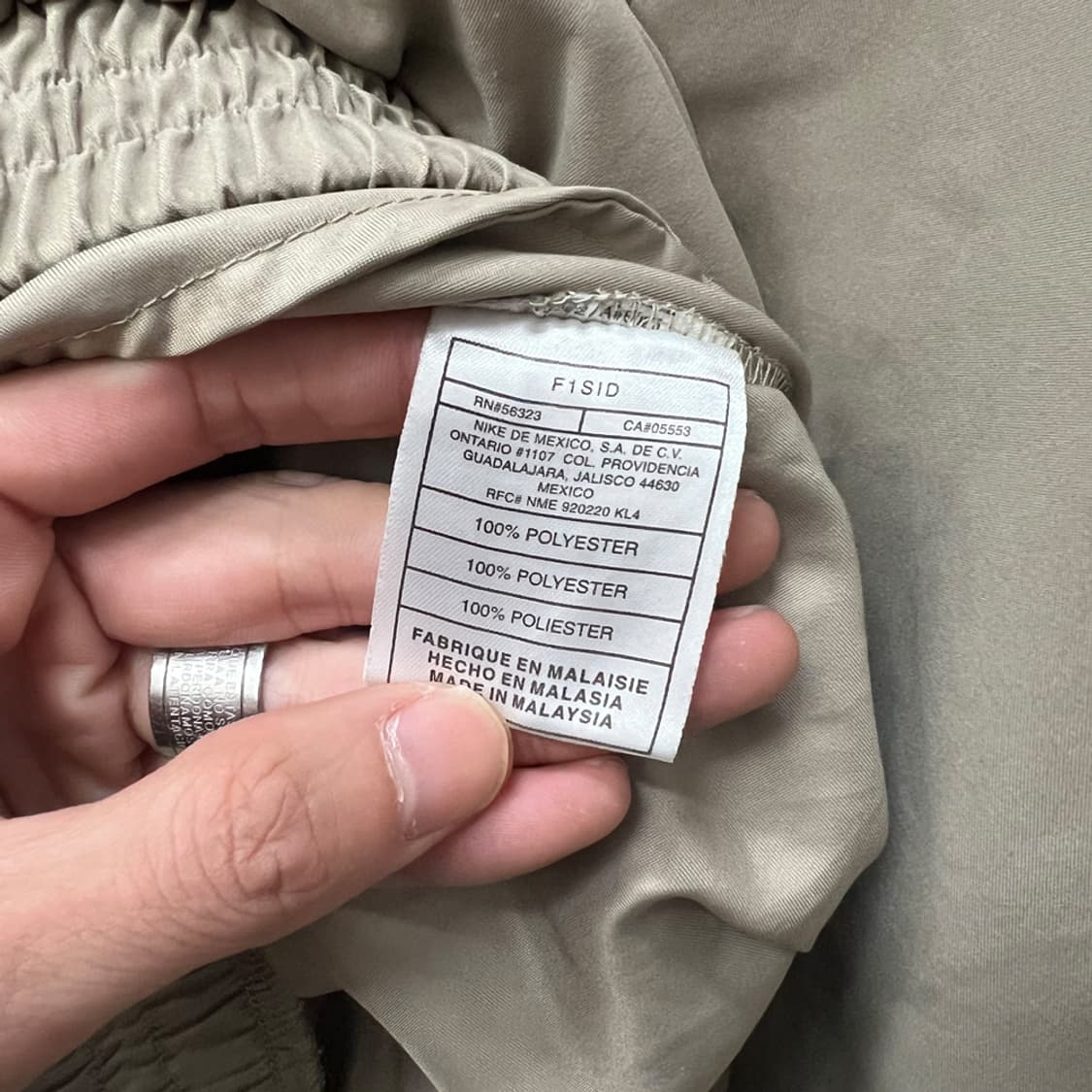 00s 나이키 골프 헨리넥 우븐 웜업 L 상품이미지4