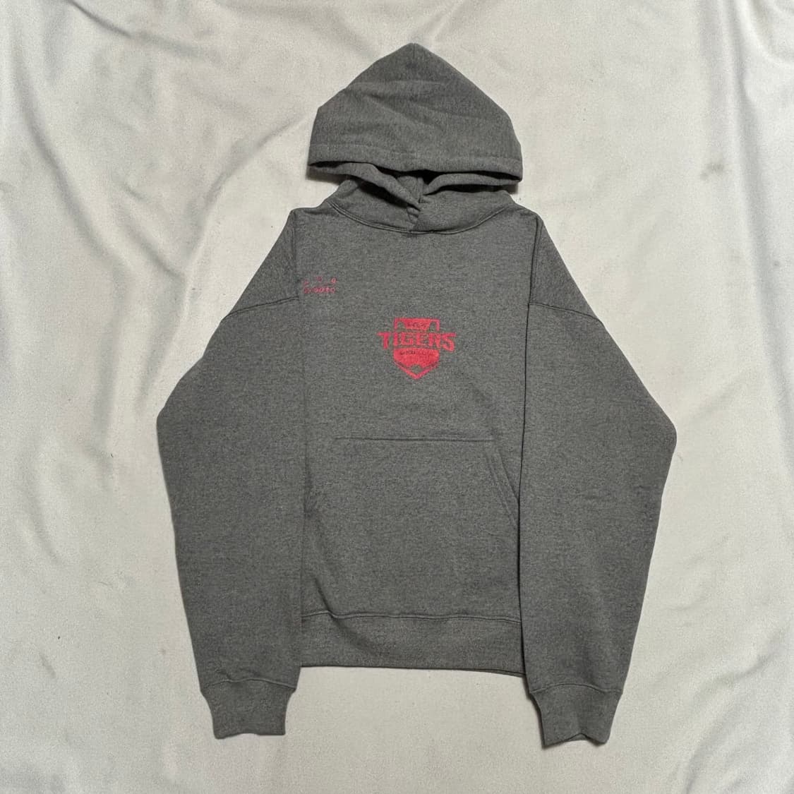 L 새상품 아이앱 스튜디오 X 기아 타이거즈 그레이 후드티 상품이미지2