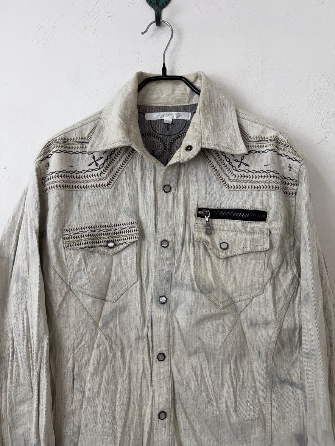 SCISSORS 링클드 웨스턴 셔츠 상품이미지2