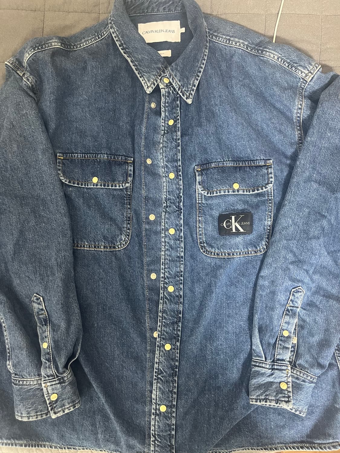 캘빈클라인 정품 데님셔츠 XL 상품이미지1