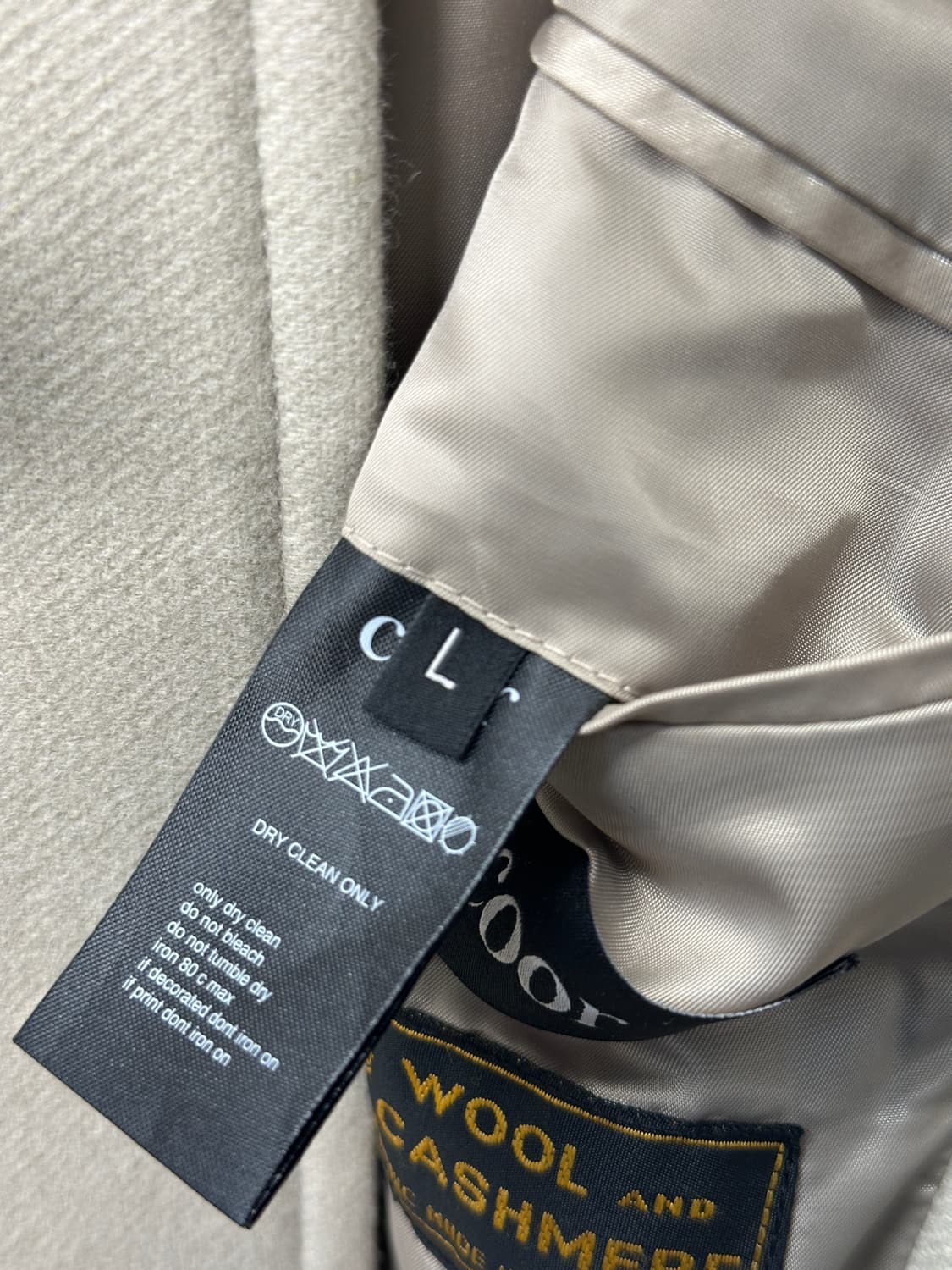 Coor 더플 오버핏 코트 (크림)L 상품이미지6