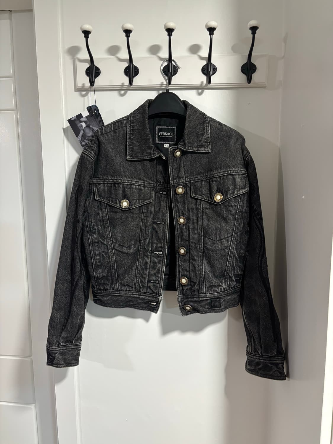 베르사체 빈티지 블랙 워싱자켓  상품이미지1