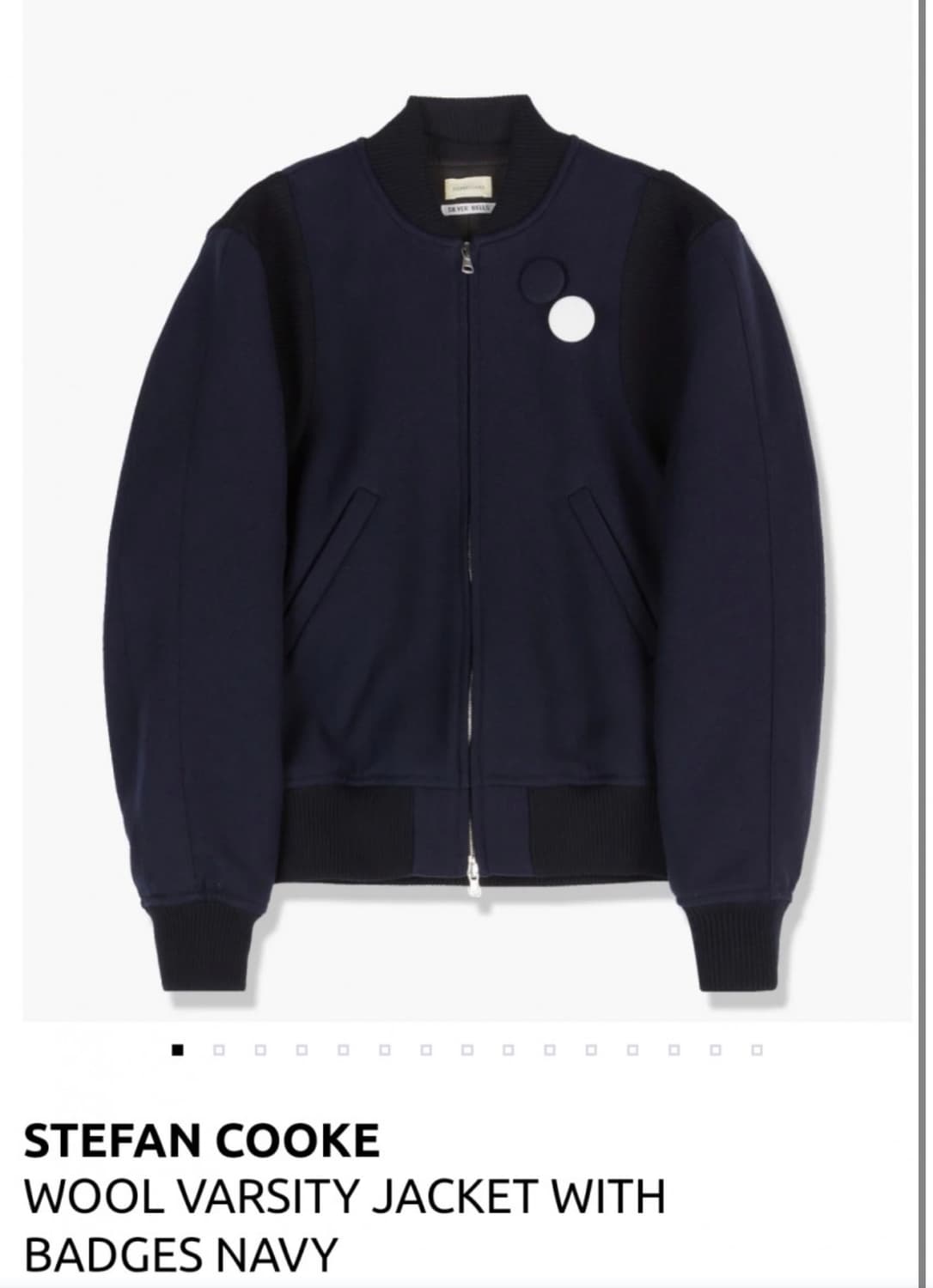 스테판쿡 울 바시티 자켓 M 상품이미지3